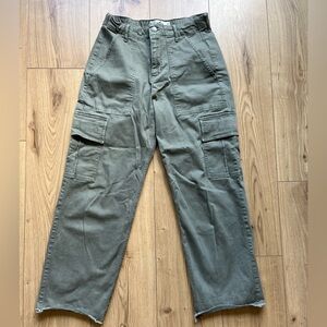 Army green cargo pants